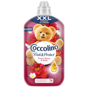 Кондиционер для белья Coccolino Peonia Rossa & Mela концентрат, 76 стирок, 1750 мл
